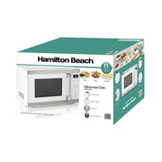 Hamilton Beach  HB8436193153-02 1.1 cu. ft. Countertop Microwave Oven, 1000 Watts, White Stainless Steel