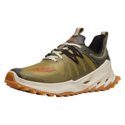 KEEN 1028183 Zionic Speed Hiking Shoes for Men - Dark Olive/Scarlet Ibis - 8.5M