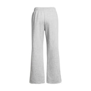 Under Armour Women's Icon Fleece Wide Leg Pants, Ultra-Soft Mid-Weight Cotton Blend, Mod Gray Light Heather White, Small, 1386497