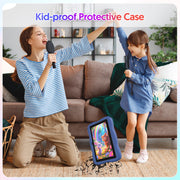 Tedupee Kids Tablet, 7 Inch Android 13, Quad-Core 1.3 GHz Intel Processor, 4GB RAM, 32GB Storage, 1024 x 600 IPS Display, Wi-Fi Bluetooth, Blue, 7731E