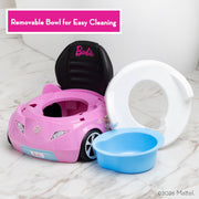 Sunny Days Entertainment Barbie Dream Potty Training Toilet, 2-in-1 Toddler Seat and Potty, Pink, Ages 12 Months and Up, 571180