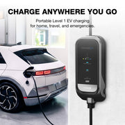 ADC Solutions Auto TYPE S 16A Level 1 EV Charger, 120V Portable Home Station, Adjustable 6A-16A Amps, J1772 Connector, 24.6ft Cable, Weatherproof