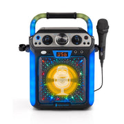 Singing Machine SML712BK Groove Cube Hype CDG Bluetooth Karaoke Machine with lights