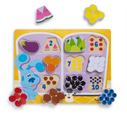 Melissa & Doug 33024 Blue's Clues & You! Wooden Chunky Puzzle - Fridge Food (10 Pieces)