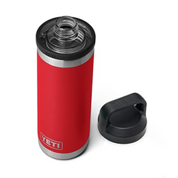 YETI 21071504044 Rambler Bottle with Chug Cap - Rescue Red - 18 oz.
