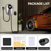 Gasky JY-EVAC48 EV Charger Level 2, 48 Amp, 10.68KW, 240V, NEMA 14-50 Plug, SAE J1772 Compatible, Gray