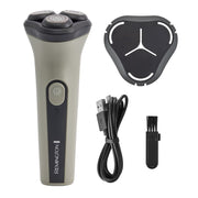 Remington RC3370US R3 Duracut Rotary Shaver, Cordless, Wet and Dry Use, USB-C Rechargeable, Twin Track Cutting System, Pop-Up Trimmer