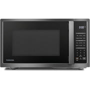 Toshiba Countertop Microwave Oven, 0.9 Cu Ft, 900W, 6 Preset Menus, Child Lock, Defrost, Mute Function, Black Stainless Steel, 10.6 Inch Turntable, ML4-EM09PA(BS)