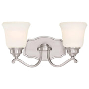 Minka Lavery Savannah Row 2 Light Brushed Nickel Bath Light-3322-84