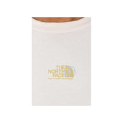 The North Face Women's Floral Alpine Relaxed Long-Sleeve T-Shirt, White Dune, Large, 100% Cotton, NF0A8GNGQLI