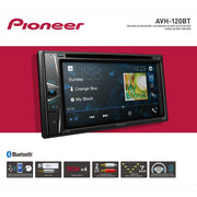 Pioneer AVH-120BT Bluetooth AV Receiver with a 6.2