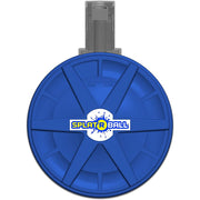 SPLATRBALL Blue 800 Round Drum Magazine - Plastic Material