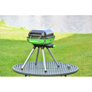 Flame King Multi-Functional Portable Propane Gas Stove, 8000 BTU, 9.5 x 12 Inch Cooking Surface, Light Green/Black, YSNVT-301