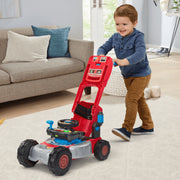 VTech Get Growing 3-in-1 Tractor and Mower Ride-On, Interactive Sound Effects, Light-Up Educational Buttons, Toddler Toy, 12-36 Months, Multicolor