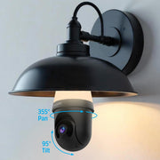 Energizer Smart 2K Light Bulb Security Camera, 1000 Lumens LED, 355 Pan & 90 Tilt Auto-Tracking, Night Vision, Dual-Band Wi-Fi, Two-Way Audio, Black, EOP1-1003