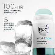 RoC Hydration+ Serum Stick, Facial Serum with 7 Forms of Hyaluronic Acid, Pro-Collagen and Bio-Blue Peptides, Hypoallergenic, Fragrance-Free, 1.4 OZ 2 Pack