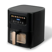 Cook With Color WAF5 BLK Digital Air Fryer, 5.2Qt Basket, 1400W, 8 Presets, Black
