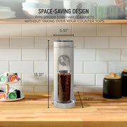 Ninja Pods & Grounds Hot & Iced Single-Serve Coffee Maker, K-Cup Pod Compatible, Rapid Cold Brew, Gray Stone, PB045ST