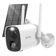 Netvue Vigil Plus 2 Outdoor Security Camera, 2K Wireless Wifi, Battery Powered with Solar Panel, AI Motion Detection, Color Night Vision, Two-Way Audio, IP65 Weatherproof