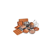 Gotham Steel 1922 20-Piece Aluminum Ti-Ceramic Nonstick Cookware and Bakeware Set - Graphite