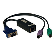 Tripp Lite NetCommander PS/2 Server Interface Unit with HD15 and PS/2 to RJ45 Connector, Cat5e Compatible, Compact Design, B078-101-PS2
