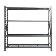 Stronghold Garage Heavy Duty 4-Shelf Rack with Metal Wire Decking - Material: Steel