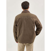 Wrangler Men's Western Lined Barn Coat, Quilted Flannel Lining, Morel Brown, Medium, 112367636