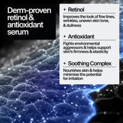 Neutrogena Rapid Wrinkle Repair Retinol Renewal Serum, Lightweight Facial Serum with Pure Retinol and Antioxidant Carnosine, 1 fl oz, 94597085