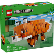 LEGO Minecraft The Fox Building Toy, Poseable Figure with 497 Pieces, Multicolor, 21588