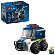 LEGO City Brick Rides Police Truck Building Toy for Kids, 71 Pieces, Multicolor, Ages 5 and Up, 6581041