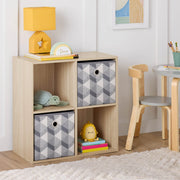 Mainstays MS5336278612058 4-Cube Storage Organizer, Spring Pine