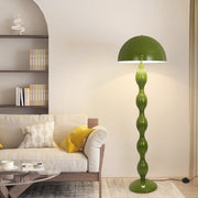 Elinkume Mushroom Floor Lamp, Modern Design, Green, 59 in Height, Integrated Dimmable LED, Foot Step Switch, LDD-MGD001GR
