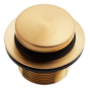 Signature Hardware 485445 Toe Touch Tub Drain Kit Brushed Gold Bath and Shower Accessories Bathtub Components Tub Wastes and Overflows