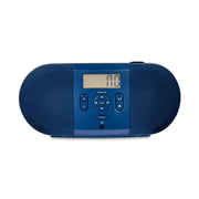 onn. AAINES100135463 Portable CD Boombox with Digital FM Radio, Navy