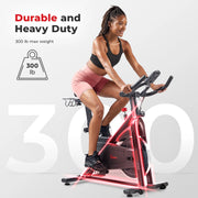 Sunny Health & Fitness SF-B122955 Indoor Exercise Bike with Device Mount and Optional Exclusive SunnyFit App Bluetooth Connectivity