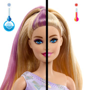 Mattel Barbie Party Unboxed Pet Birthday Doll with 10 Surprises, Color-Change Features, Mini Pet, Dough Cake Decorating Kit, JFG68