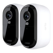 Arlo VMC3250-100NAS Essential 2-Camera Outdoor Wireless 2K Security Camera (2nd Generation) with Color Night Vision - White