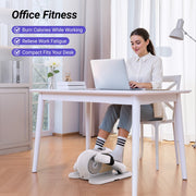 MERACH E32W1 Under Desk Elliptical Machine, Electric Elliptical for Seniors, 12 Adjustable Speeds, Quiet Portable Fitness Equipment Gift for Family & Office