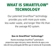 A. O. Smith RO Membrane Replacement Reverse Osmosis Under Sink Water Filter Gray 12-Month Life AOS-HERO-S2