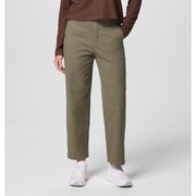 Columbia Women's ROC Straight Leg Chino Pants, Stone Green, Size 10 Long, 213581