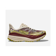 Hoka Women's Stinson 7 Trail Shoes, Max Cushioning, Truffle Salt/Dark Cedar, 7.5 Medium, 1141531-TFFL