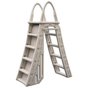 Confer Plastics A-Frame 7200 Adjustable Above Ground Pool Roll-Guard Safety Ladder