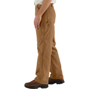 Carhartt Loose-Fit Washed Duck Utility Work Pants for Men - Carhartt Brown - 40x30