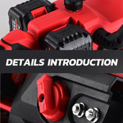 SUSUZI 16-inch 42V Battery-Powered Brushless Cordless Chainsaw Kit with 2x2000mAh Batteries, 2 Chains & Dual Chargers