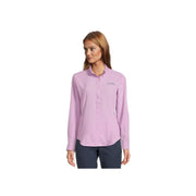 Columbia Womens PFG Tamiami II Long Sleeve Fishing Shirt, Omni-Shade UPF 40, Moisture-Wicking, Hydrangea, X-Large, 1275701583XL