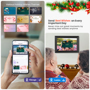 Fangor F-DZXK-01 WiFi Digital Picture Frame 10.1 Inch IPS Touch Screen with 16GB Memory