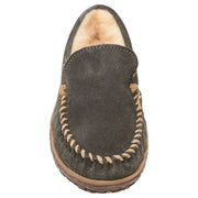 Minnetonka Sheepskin Terese Slippers for Ladies - Charcoal - 9M