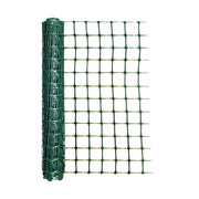 Garden Craft Plastic Fence, 24 in H x 25 ft L, 2 x 2 in Openings, Green