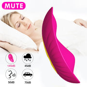 Birdsexy Wearable Panty Vibrator, Clitoris Stimulator with 10 Vibration Frequencies, Remote Control, Medical-Grade Silicone, Waterproof, Rose Red, PZG1023A-A5