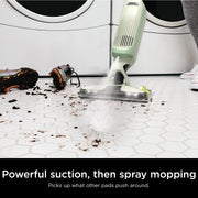 Shark VACMOP Cordless Hard Floor Cleaner with Powerful Suction, LED Headlights, No-Touch Disposable Pad System, Lime Green, VM252GN